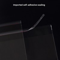 Sac d'emballage OPP recyclable auto-adhésif double couche 7,5*15cm pour bijoux, bagues, montres, lunettes, cadeau personnalisé