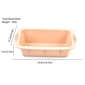 Molde de Silicona para Pan con Asa, Molde Rectangular Antiadherente de Grado Alimenticio para Hornear Pastel, Tostadas y Pastel de Carne - Product Image 5