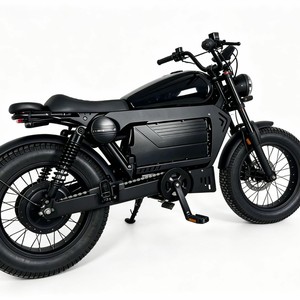 <b>HIMOTO</b> Black Warrior/ 48V Wide-Tire Motorcycle Adult Lithium Battery Aluminum Frame Export TDM009Z Wide Tires Excell - Product Image 5