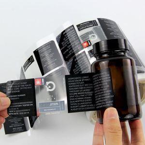 Autocollants personnalisés en vinyle imprimé, imperméables, résistants aux UV, pliables, multi-pages, autocollants multicouches pour cosmétiques et ongles - Product Image 3