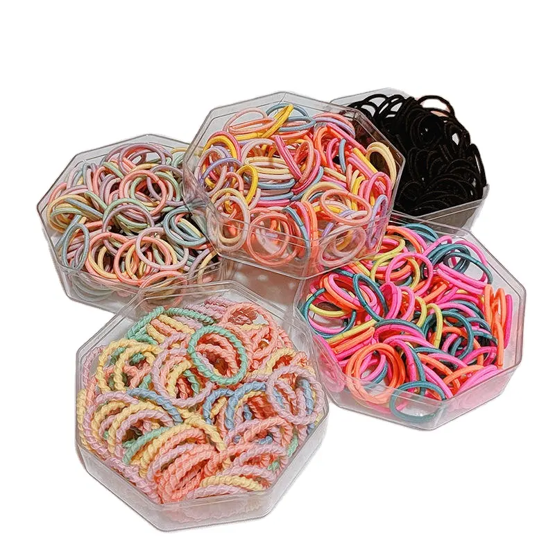 Neue Art Haarschmuck Chiffon Haar gummis geknotetes Band Stirnband Bogen Blumen Haar gummis für Mädchen Haar gummis