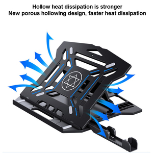 Soporte Plegable 2 en 1 <span class=keywords><strong>para</strong></span> Computadora Portátil MacBook, de 12 a 16 Pulgadas, con Soporte <span class=keywords><strong>para</strong></span> Teléfono Móvil - Product Image 5