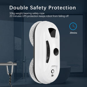 Robot nettoyeur de vitres extérieur/intérieur avec pulvérisation d'eau ultrasonique, aspirateur de vitres, nettoyeur de vitres intelligent, robot de nettoyage de vitres - Product Image 5