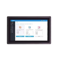 Panel PC Industrial Integrado, Monitor Todo en Uno, Tablet PC Ubuntu Android sin Ventilador, Pantalla Táctil IP65