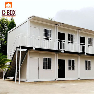 บ้านสำนักงานทรงสี่เหลี่ยมผืนผ้าจากตู้คอนเทนเนอร์ดัดแปลง C Box ดีไซน์ทันสมัย ระบายอากาศได้ดี - Product Image 2