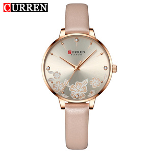 9068 CURREN Women's Luxury Wristwatch Leather Clock Casual Waterproof Original Quartz Watches for Women - Product Image 4