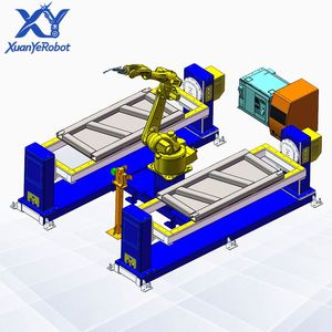 Station de soudage robotisée Project Robotic Welding Station PLC Servo-Electric Drive TIG 3D Vision Positioning Turntable 6-Axis 500KG Payload IP65 |   EDM&ODM - Product Image 5