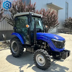 Çin üreticisinin 50hp Mini 4x4 tarım makinesi tarım traktör kaliteli motor ile satışa çiftlik traktörü