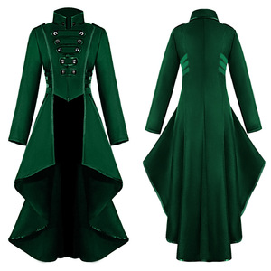 Vestido Largo Europeo de Época, Vestido de Iglesia del Siglo XVIII, Esmoquin Medieval para Mujer, Vestido Victoriano de Boda, Renacentista, Barroco con Solapa y Dobladillo - Product Image 3