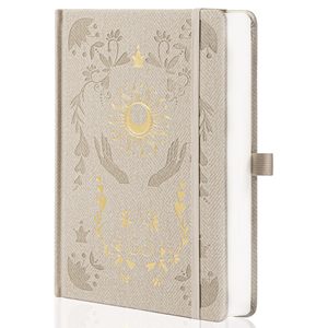 Cuaderno de Tapa Dura Personalizado en Tela y Cuero - Agenda Personalizada, Notas Adhesivas, Suministros para Scrapbooking con Impresión UV - Product Image 1