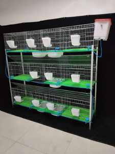 Gabbie per Conigli Impilabili Saldate dal <span class=keywords><strong>Design</strong></span> Moderno Stile Fattoria - Product Image 3