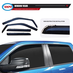 Visera de ventilación para coche, accesorios de Exterior para puerta, Deflector de lluvia, visera de ventilación, escudo meteorológico para <span class=keywords><strong>DODGE</strong></span> <span class=keywords><strong>RAM</strong></span> DT DS DH DM 1500 2500 3500 4000 - Product Image 5