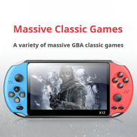 X514 2022 Hot Portable X12 Consoles de jeux vidéo rétro classiques 5.1 pouces Hd Display Lecteurs de jeux portables