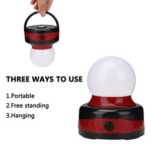 Led Bivouac Light Mini Camping Lamp Red Green 11x9x9cm Desktop Emergency Lighting With Magnetic Hook - Product Image 3