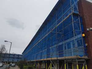 Màu xanh lá cây HDPE + UV ổn định 30gsm-300gsm lưới nhựa giàn giáo an toàn <span class=keywords><strong>Net</strong></span> ô liu thu hoạch bóng vải cuộn bảo vệ xây dựng - Product Image 4