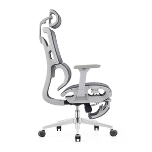 Ergonomic Racing Style <b>Office</b> & <b>Gaming</b> <b>Chair</b> Full Mesh Fabric Swivel <b>Chair</b> with Footrest Modern <b>Office</b> <b>Chair</b> Made Durable Nylon - Product Image 4