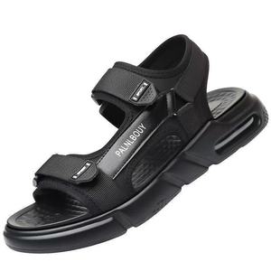 Paulbouy Men's Air Cushion <b>Sandals</b> Black Size 38-44 Breathable Sport Casual Non-slip Thick Sole Open Toe Summer Beach <b>Sandals</b> - Product Image 5