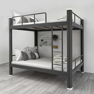 Lits en métal colorés à prix abordable, lits superposés en métal pour enfants, lit double en acier pour la maison - Product Image 2