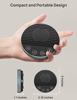 CMTECK LE2102 Microphone de table de conférence avec haut-parleur USB avec omnidirection pour salon Skype