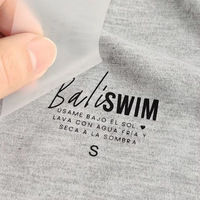 Écusson thermocollant personnalisé en TPU 3D avec logo en relief, doré argenté, pour vêtements et chapeaux