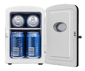 ตู้เย็นขนาดเล็ก 4 ลิตร สำหรับใช้ในบ้าน ตู้เย็นพกพาสำหรับรถยนต์ เครื่องทำความเย็นอิเล็กทรอนิกส์ในบ้าน ตู้แช่แข็งขนาดเล็กสำหรับมาส์กหน้า - Product Image 4