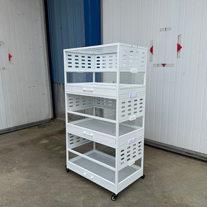 Gabbia Portatile di Medie Dimensioni a Uno, Due o Tre Livelli per l'Allevamento di Porcellini d'India, Uso Interno ed Esterno - Product Image 4