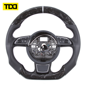 Volante de Fibra de Carbono TDD Compatible con Audi S1 S3 S4 S5 RS3 RS4 RS5 RS6 RS7 A4 A5 A6 A7 C6 C7 C8 B8 B8.5 B9 TT R8 Upgrade - Product Image 2