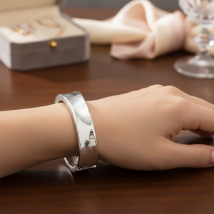 Braccialetti di moda a cerniera placcati in oro elegante Design Bangle per le donne - Product Image 3