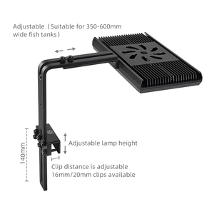 Lampe <span class=keywords><strong>LED</strong></span> pour aquarium WEEK <span class=keywords><strong>AQUA</strong></span> Z250 Pro, WRGB, spectre complet, avec support, pour plantes d'aquarium d'eau douce - Product Image 5