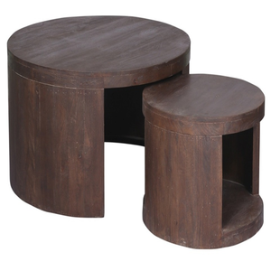 Table basse en bois d'art de finition de brun foncé de conception antique moderne pour la maison pour l'usage de salon - Product Image 1