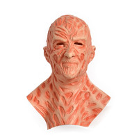 Personnage de film créatif et populaire Cosplay Halloween Latex Scream Funny Halloween Mask