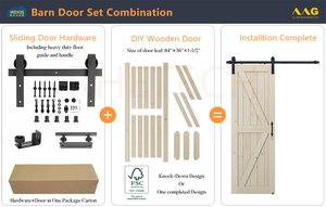 Riel para Puerta Corredera WEKIS de 6.6 Pies, Moderno, de Acero al Carbono, Resistente, Cierre Suave, Insonorizado, Capacidad de 250 Libras, para Puertas de Vidrio o Madera - Product Image 5