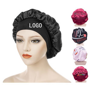 Bonnets en velours doux unisexes avec logo personnalisé, Doo Rags, chapeau de pirate uni, bonnets pour hommes, Durags avec longue queue pour hommes - Product Image 5