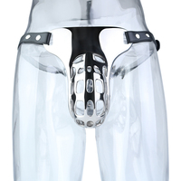 FX-NK9008 dispositif de retenue de pénis masculin portable en acier inoxydable serrure de chasteté masculine adaptée au jeu de rôle BDSM