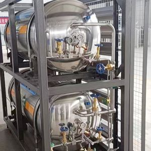 ถังเก็บของเหลว dpw ระบบฉนวนกันความร้อนถังคาร์บอนไดออกไซด์เหลว800L สำหรับการวิจัยทางชีววิทยา - Product Image 3