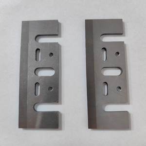 Nuevo cortador de cepilladora eléctrica de 6mm 82*29*3 hoja cepilladora de carburo con incrustaciones cuchillo de cepillado de <span class=keywords><strong>madera</strong></span> TCT y acero para cepilladora eléctrica - Product Image 2