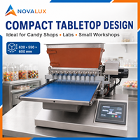 Machine de dépose de bonbons de précision NOVALUX pour bonbons gélifiés, bonbons durs, chocolat avec moules interchangeables