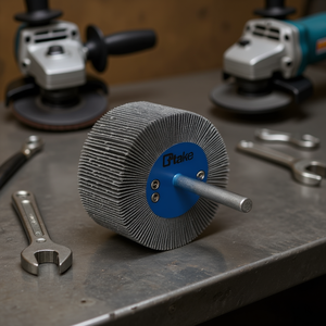 TTAKE Take Abrasive Cloth Flap <b>Wheel</b> 50x10 Mm With 6 Mm Shaft For <b>Grinding</b> - Product Image 3