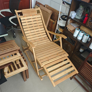 Chất lượng cao vườn Sun Lounger tre có thể gập lại ngả ghế ngoài trời có thể điều chỉnh độ dốc Rocking cho phòng khách phòng ngủ sử dụng - Product Image 6