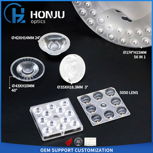 Chiếu Khuôn Ngoài Trời OEM 30 Độ SMD 3030 Đa Góc 12X2 Đèn Led Chiếu Sáng Đường Phố Quang 5050 Ống Kính Led - Product Image 2