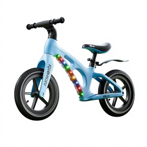 Bicicleta de aprendizaje con cuadro de aluminio para niños de 2 a 5 años, ultraligera, diseño deportivo, bicicleta de empuje para principiantes. - Product Image 1