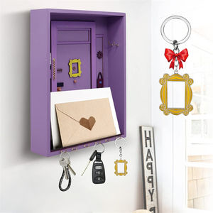 <span class=keywords><strong>Porte</strong></span>-clés <span class=keywords><strong>porte</strong></span> cadre <span class=keywords><strong>porte</strong></span>-clés mignon maison cadeau pour émission de télévision amoureux des marchandises violet fait à la main <span class=keywords><strong>porte</strong></span>-clés Vintage décor à la maison mur - Product Image 1