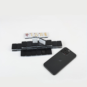 ชุดไพ่นกกระจอกอะคริลิคสีดำคุณภาพสูง พร้อมพิมพ์ลายตามสั่ง เกมกลยุทธ์คลาสสิกสำหรับเด็ก ครอบครัว และผู้ใหญ่ อายุ 8 ปีขึ้นไป - Product Image 4