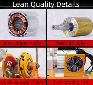 Motore Elettrico DC 12V con Frizione per Puleggia ad Alta Resistenza - Product Image 2