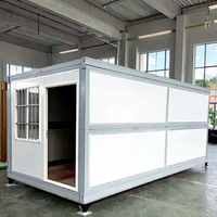 Résistance aux ouragans Bureau personnalisé Projet Département Maison Préfabriqué Pliable Maison Pliante 20 pieds Maison préfabriquée en conteneur