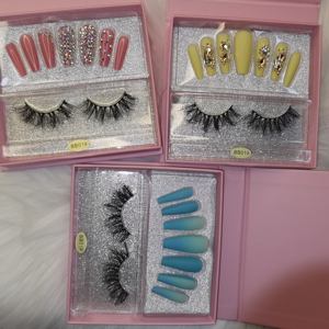 Vente en gros, ensemble de pointes de cils, presse personnalisée sur les ongles, vente en gros, livraison gratuite - Product Image 5