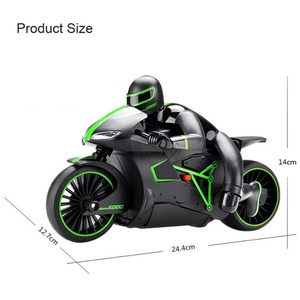 Moto électrique pour enfants en plastique haute vitesse 2.4G, petite moto télécommandée rechargeable avec câble USB - Utilisation intérieure/extérieure - Product Image 5