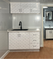 Maison conteneur détachable de 20 pieds, préfabriquée, modulaire, portable, mobile, mini-maison pour bureau ou bar