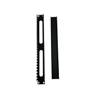 Organisateur de câbles pour rack de serveur 19 pouces à 24 emplacements horizontaux, gestion des câbles de rack, support de câbles à fibre optique monté sur rack