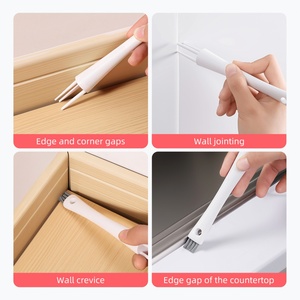 Creative Kitchen Short Handle Pot Cleaning Brush Window Groove and Door Floor <b>Gap</b> Cleaning Brush for Household - Product Image 4